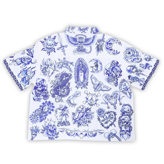 TATTOO BUTTON UP SHIRT