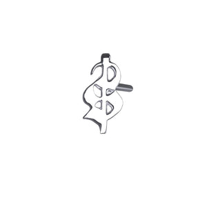 DOLLAR STUD EARRING - Hard Jewelry™