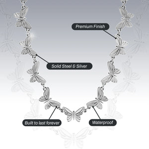 BUTTERFLY NECKLACE (ADJUSTABLE)