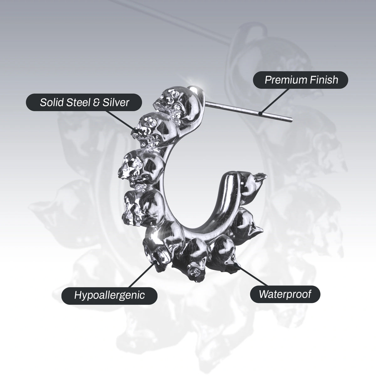 10 STAGES OF ADDICTION EARRING