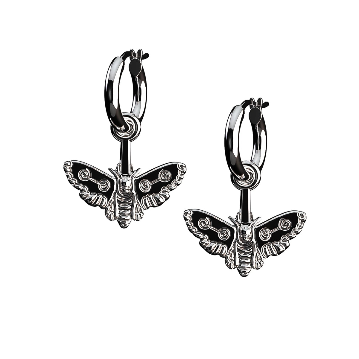 MOTH DANGLE EARRING - Hard Jewelry™