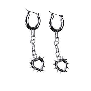 SPIKE HEART EARRING - Hard Jewelry™